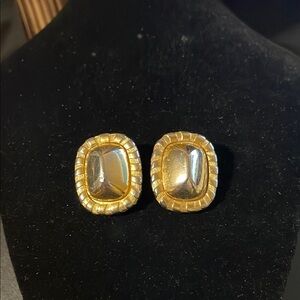 Elegant Gold Clip On Earrings